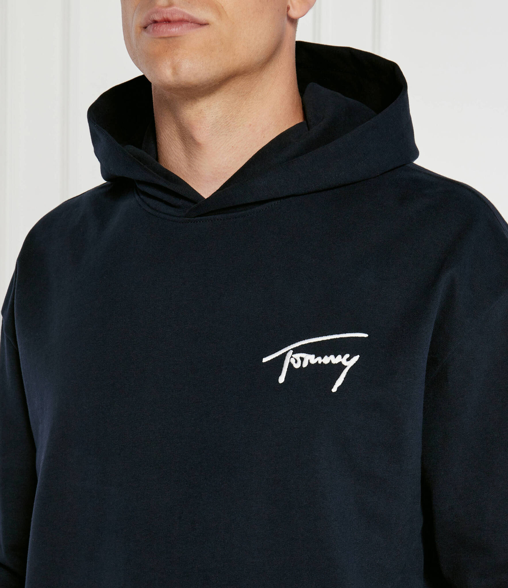 Худи SIGNATURE Tommy Jeans - темно-синий(DM0DM17990)
