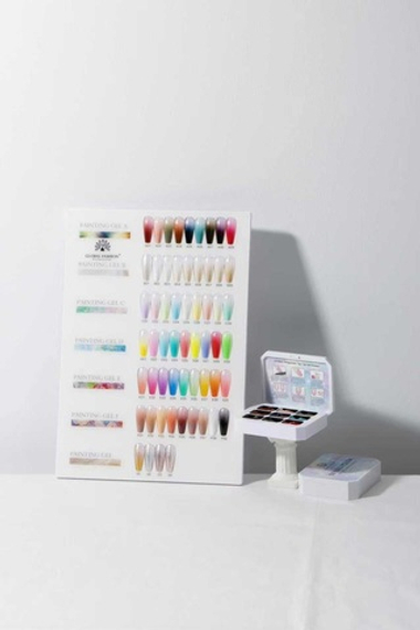 Палитра гель красок