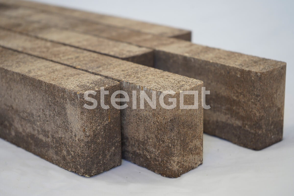 Ригельный кирпич Бурый камень (Stein Brown) (полный прокрас) 70 мм