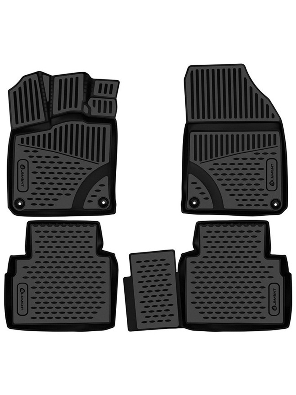 Коврики в салон для GEELY Cityray 2024 -, Внедорожник 5 дв., 4 шт. (полиуретан) ELEMENT3DAN0951210K