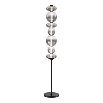 Торшер LED 40W 3000K SL6119.405.40 чёрный/дымчатый Perlina ST-Luce