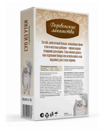 Лакомство "Суп из утки с креветками", для кошек, 35г х 4 шт. Деревенские лакомства