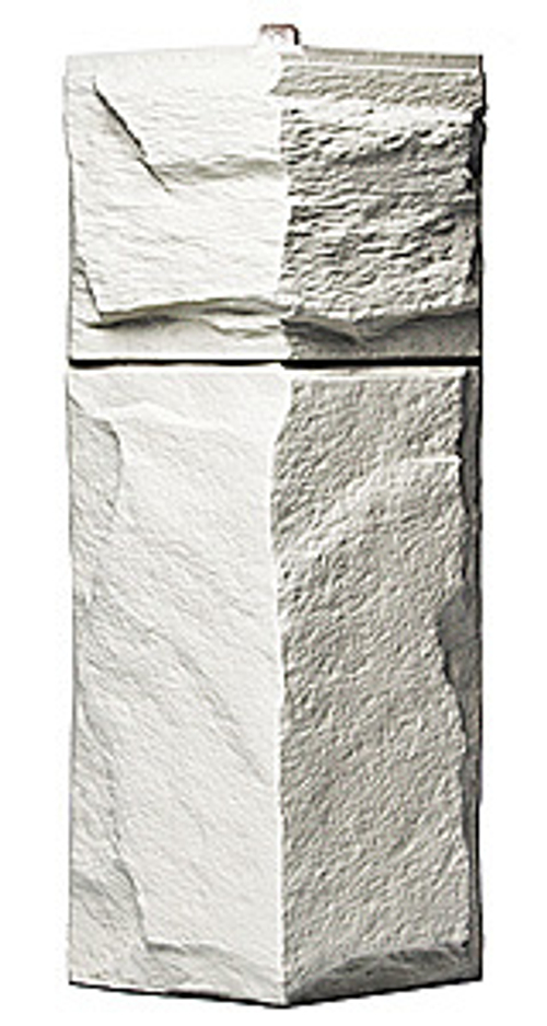 Внешний Угол Гранит Леон Белый