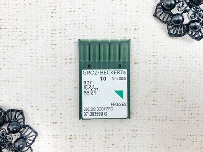 Игла промышленная оверлок трикотаж, 60/8 В27FFG, 10 игл