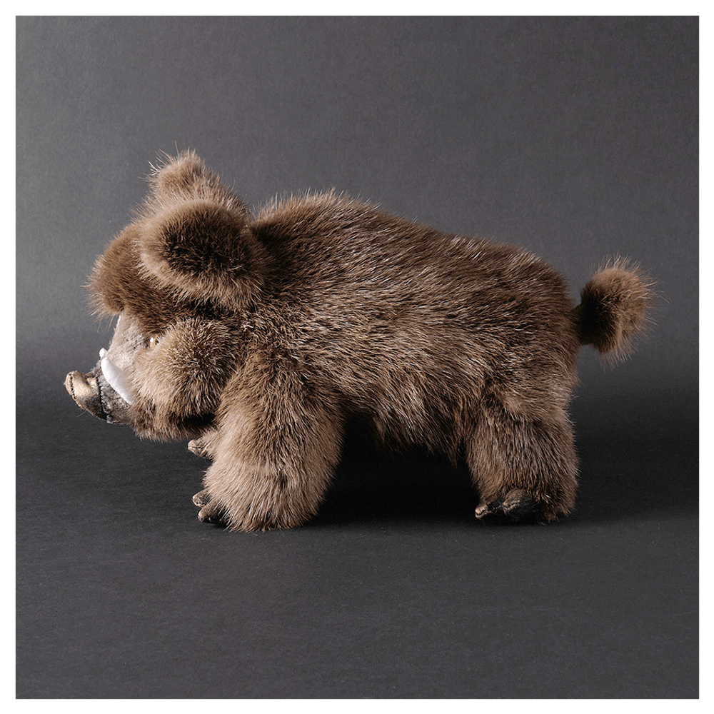 Мягкая игрушка из меха «Кабанчик»