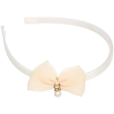 Ободок для волос детский на блистере «РОЗОВОЕ ОБЛАКО», жемчужинка, микс 6 цветов, 1см