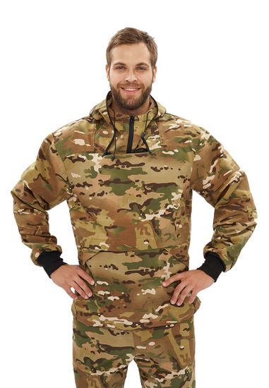 Костюм туристический ПРТНЦФ с сеткой (кмф "Мультикам бежевый")