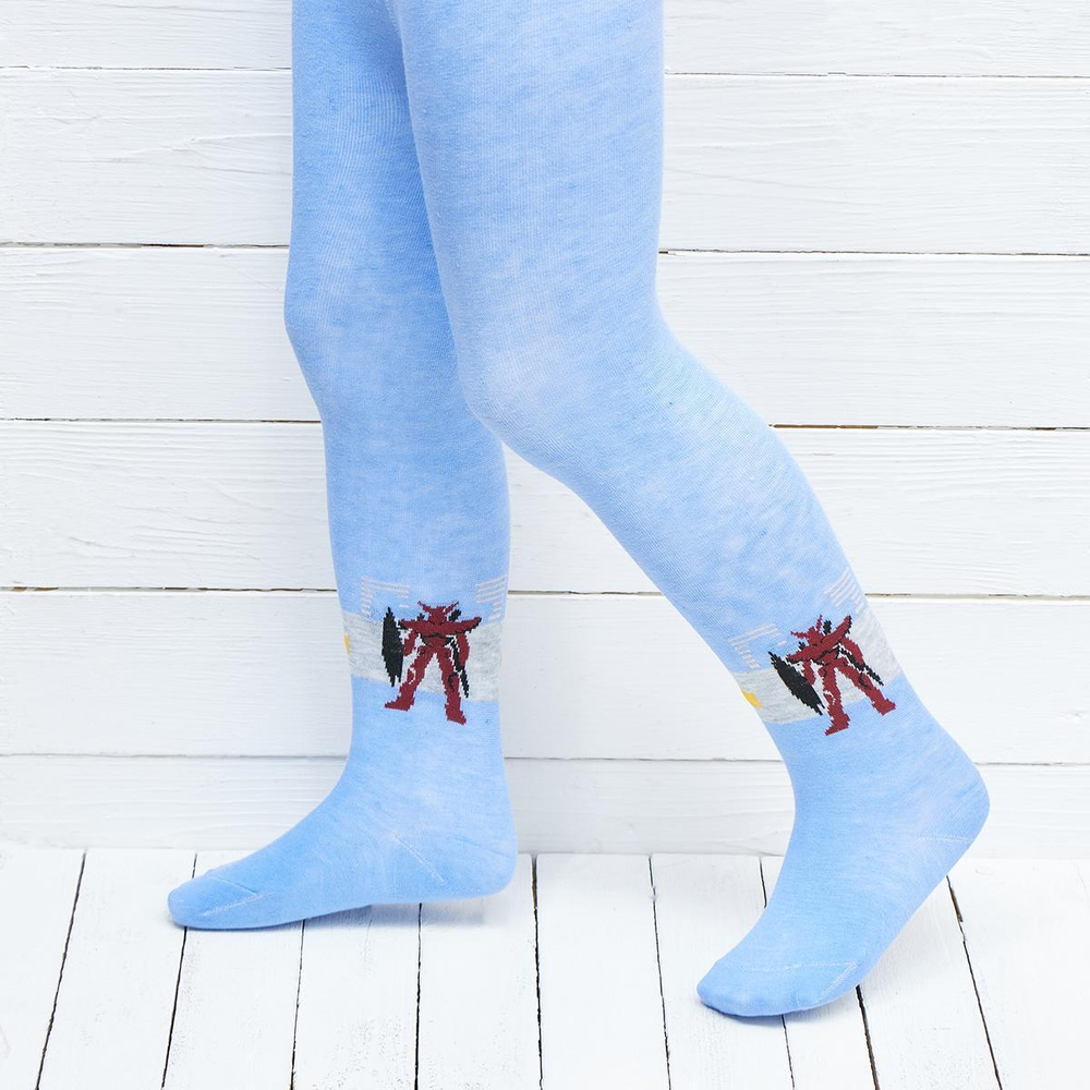 Колготки для мальчика, хлопок, с рисунком р-р 152-164, 364622, 1 шт.