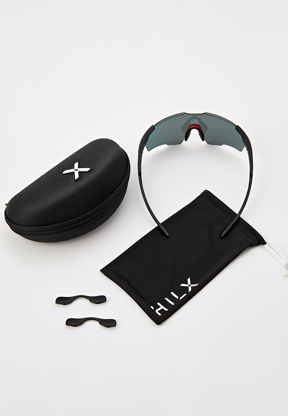 Спортивные очки HILX Gladiator (L) / Matt Black / Red Mirror Lens