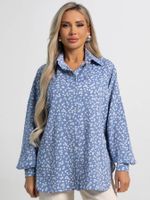 Блуза На пульсе моды (голубая) Б15418-1М LT Collection