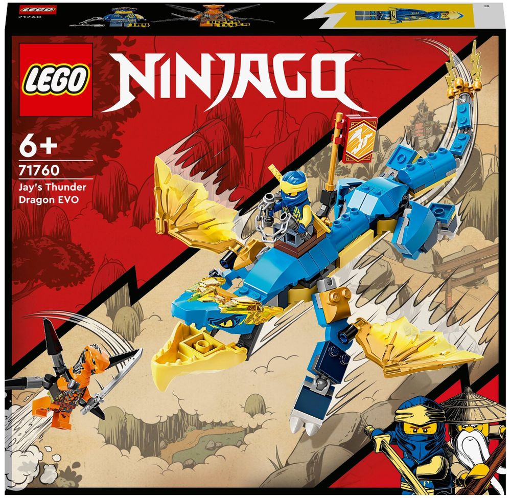 Конструктор LEGO Ninjago 71760 Грозовой дракон ЭВО Джея