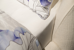 Простыня на резинке тенсель белая 180x200x30 Garda Decor