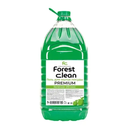 Гель для мытья посуды  "Зеленое яблоко" 5л Forest clean 312