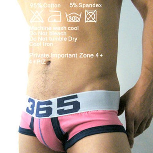 Мужские трусы хипсы 4+ Private Important Zone 365 Pink Hipster