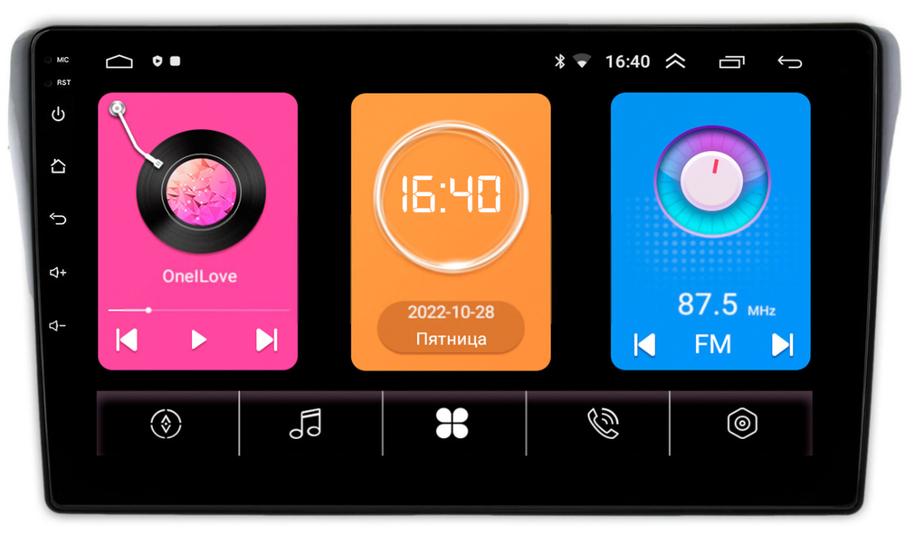 Магнитола для Subaru Levorg 2014-2017 (взамен 2din) - OEM GT9-0240 на Android 10, 2ГБ-16ГБ