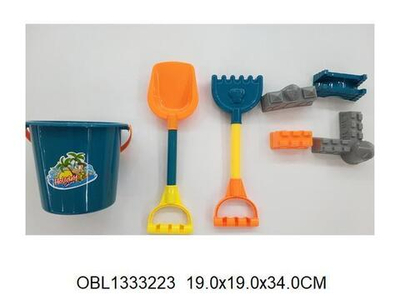 Набор для игры в песок (7 предметов) сетка C383