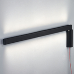 740547 Бра (светильник настенный) DIVE LED 42W 3700LM G ЧЕРНЫЙ 4000K