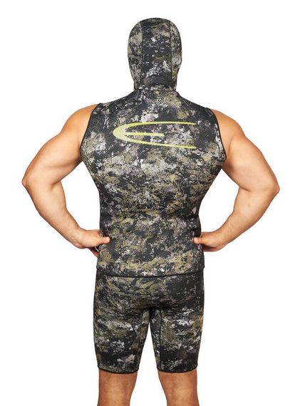 Майка Epsealon Skull Tactical Camo с шлемом без рукавов  2.5 мм