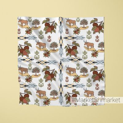 Платок с принтом 