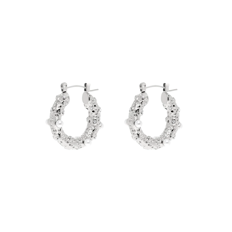 Серьги Плющ – Серебро