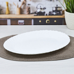 Блюдо овальное 34*25см "Wave light" Без деколи (99246)