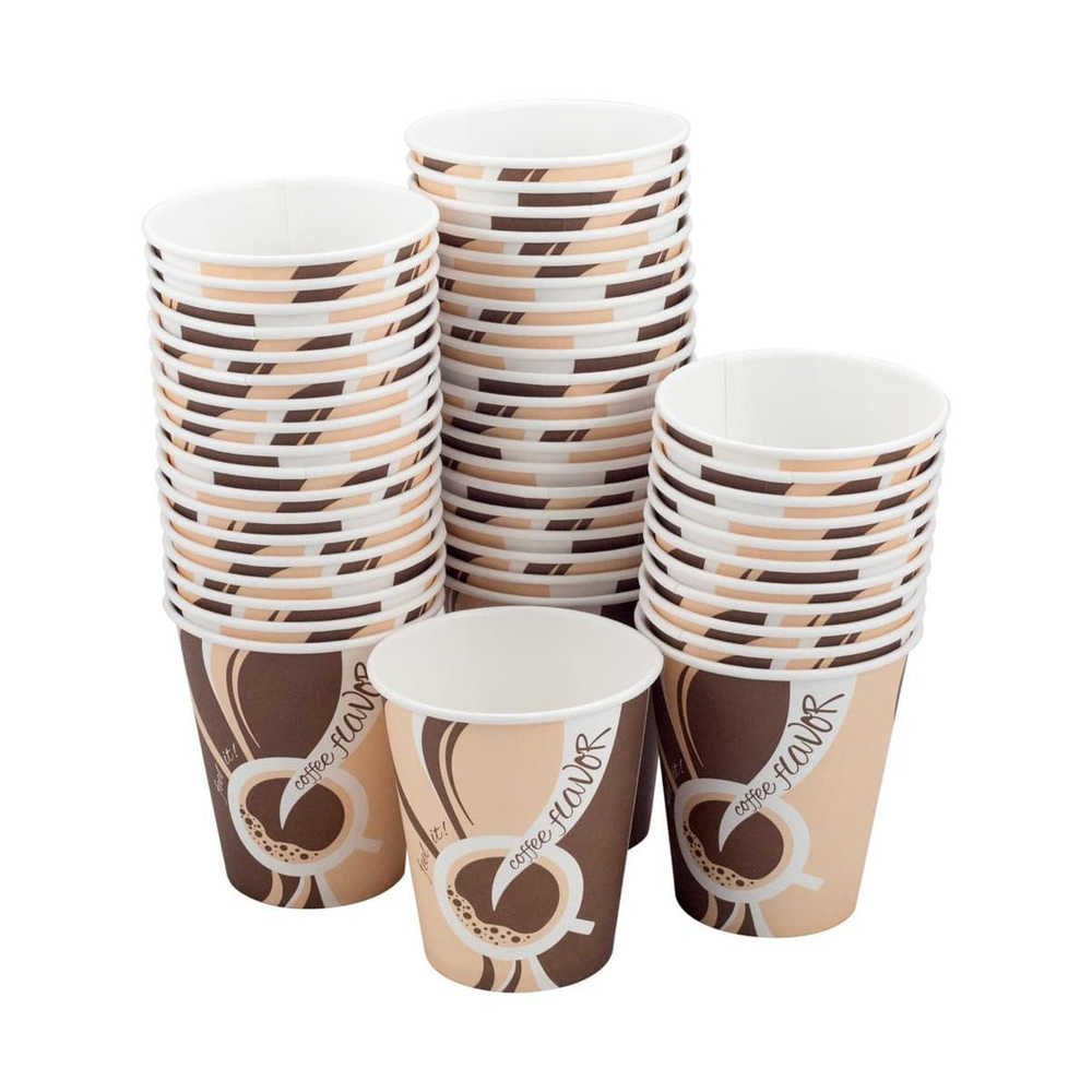 Бумажный стакан 350мл. Coffee Flavor, 1000шт/кор. Есо рак