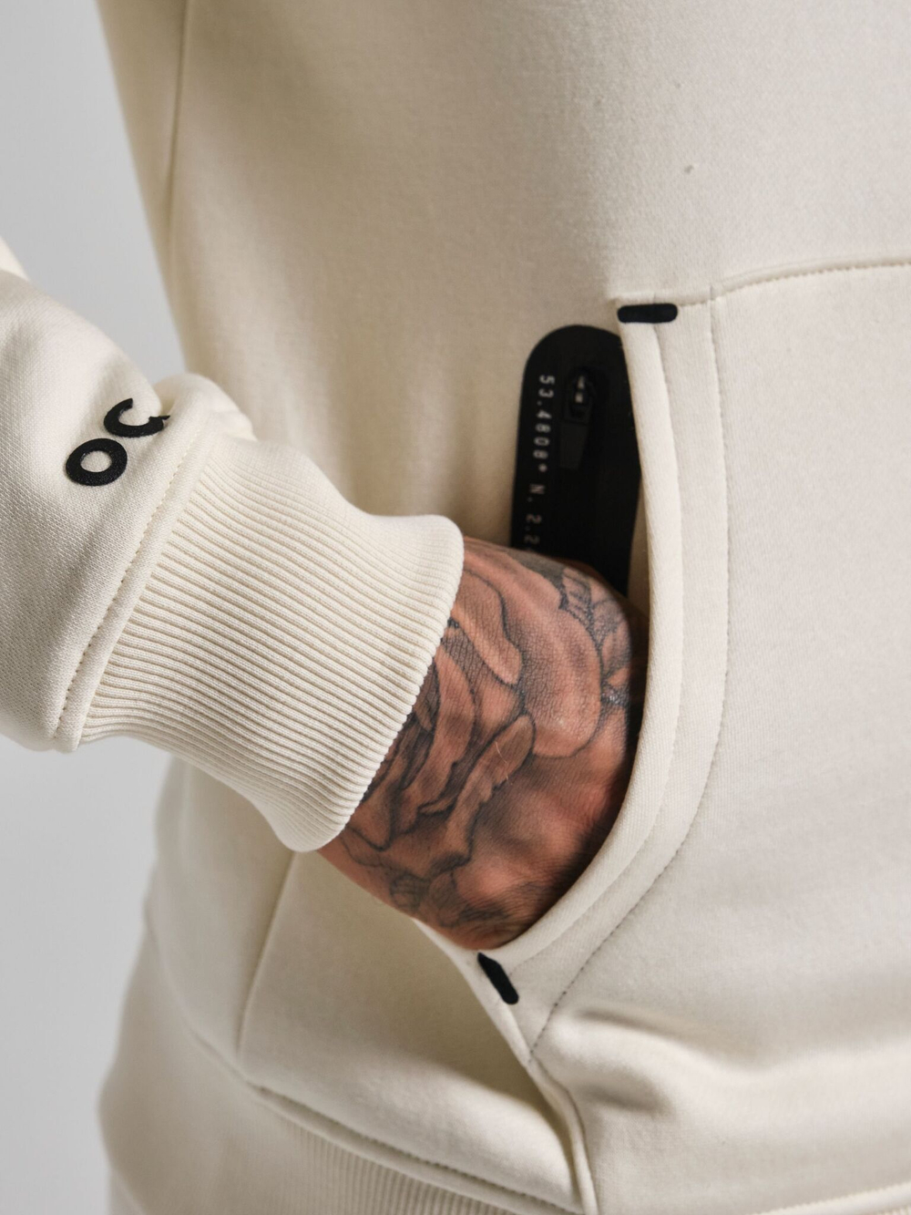 Толстовка мужская ORIGINAL CREATOR ZIP HOODIE, Молочный