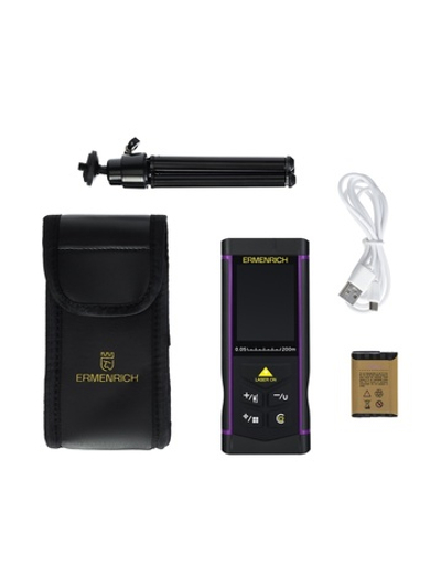 Лазерная рулетка Ermenrich PRO LR200, с камерой