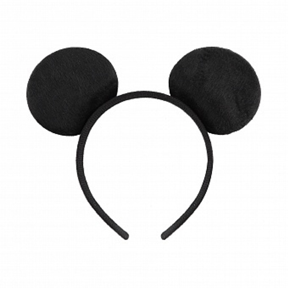 Ободок Мышка Черный