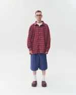 Рубашка One Two Cowboy Shirt Wine винная