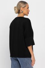Блуза Фауст (черная) Б14202-20М LT Collection