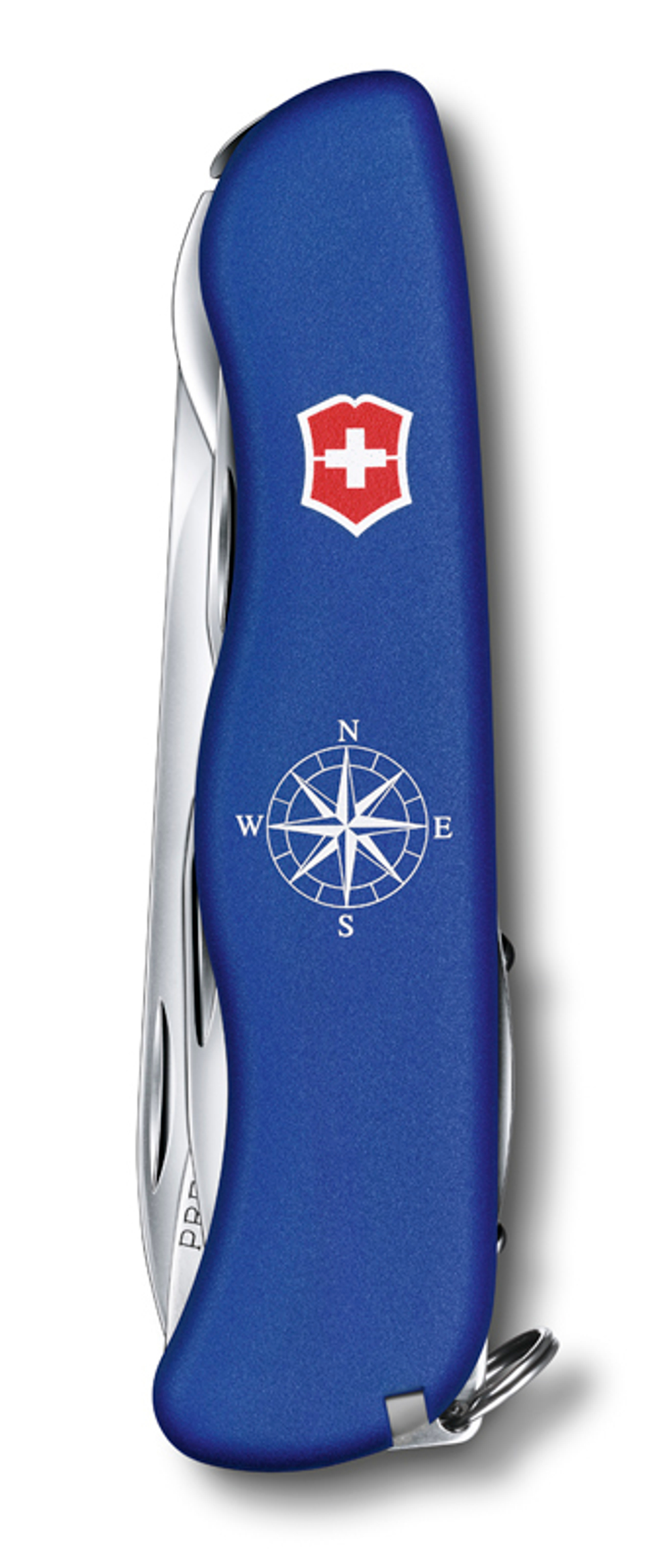 Нож Victorinox Skipper, 111 мм, 17 функций, с фиксатором лезвия и шнурком, синий