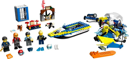 Конструктор LEGO City 60355 Детективные миссии водной полиции