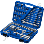 ЗУБР А-82, 82 предм.,(1/2″ + 1/4″), универсальный набор инструмента, Профессионал (27635-H82)