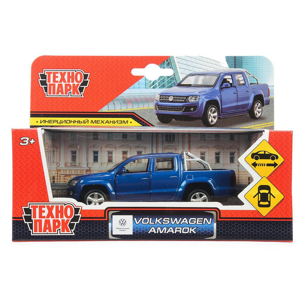 Модель ин. мет. 1:43 "Volkswagen Amarok" откр. двери, в коробка 67336 (96) (Технопарк)
