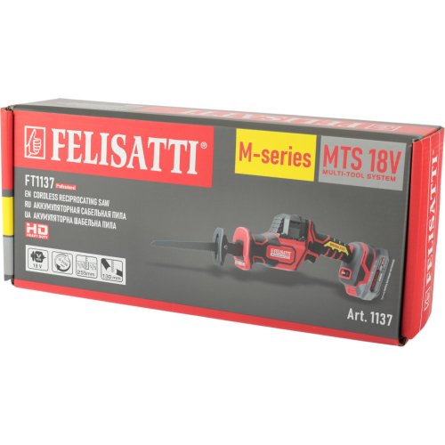 Пила сабельная аккумуляторная FELISATTI FT1137 без акк и з/у