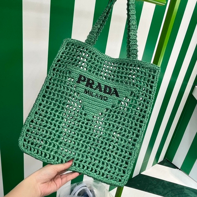Prada Crochet Tote 38 cm