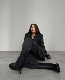 Ботильоны из натуральной кожи