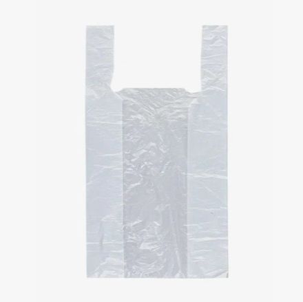 Пакеты-майки белые 25+12х45см 9мкм (100/5000шт)