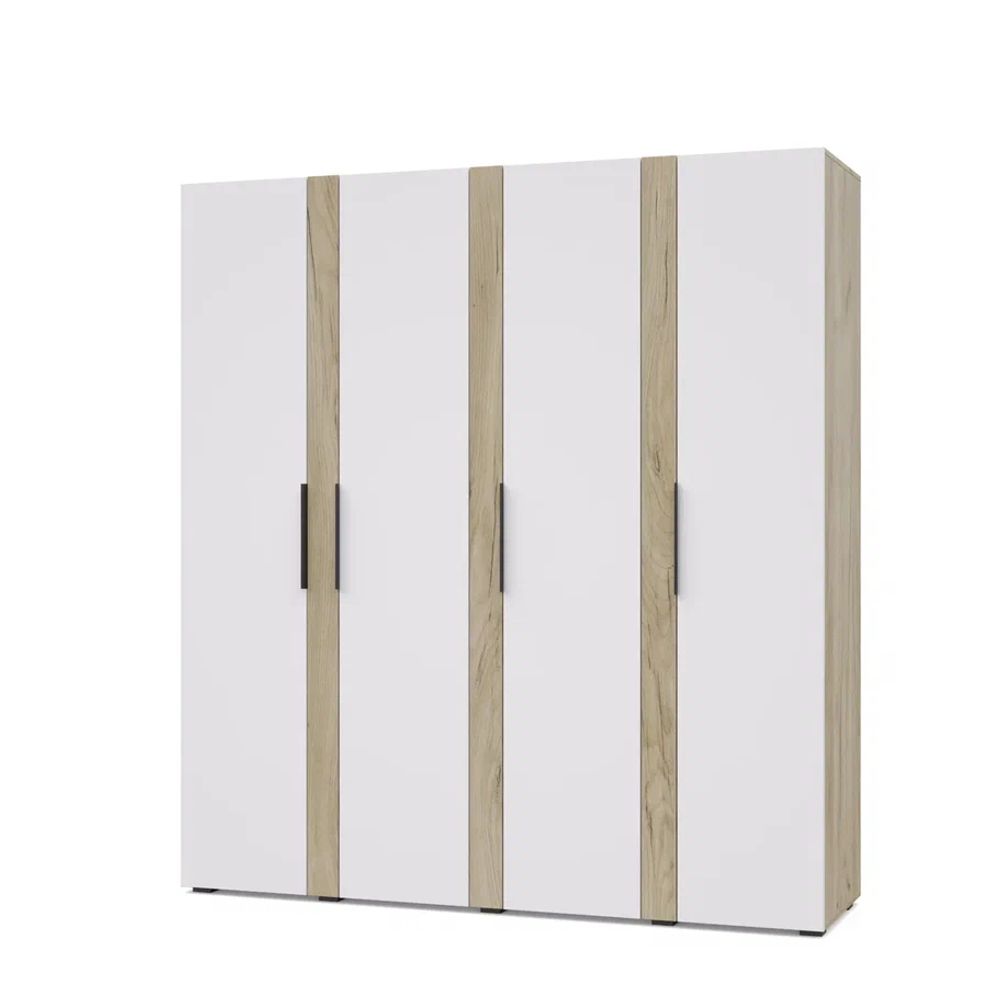 Шкаф четырехстворчатый "Пандора" П41, ЛДСП, МОДЕРИУМ, г. Ижевск (Анкор темный/Анкор светлый)