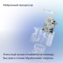 Умная колонка Yandex Станция Миди Алиса оранжевый 24W 1.0 BT/Wi-Fi 10м (YNDX-00054ORG)