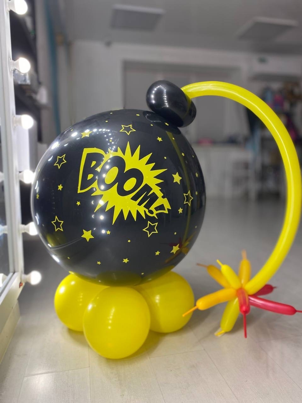 Воздушные шары БОМБА, СЮРПРИЗ (для взрыва) №1468