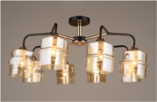 3672/8 BK+FGD (2) Люстра (RL)