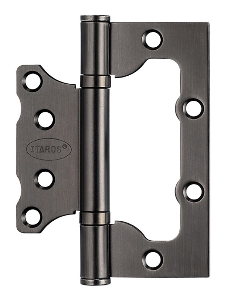 Петля дверная ИТАРОС без врезки 100x75x2 графит GR