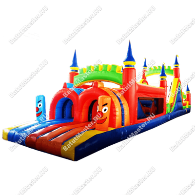 Надувная полоса препятствий "Нарвская крепость"