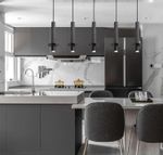 Подвесной светильник 10704P black/grey