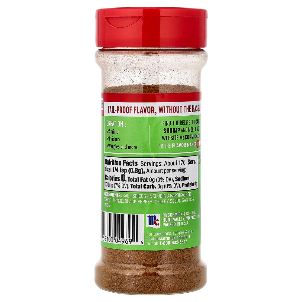 McCormick, Perfect Pinch®, приправа каджун, 141 г (5 унций)