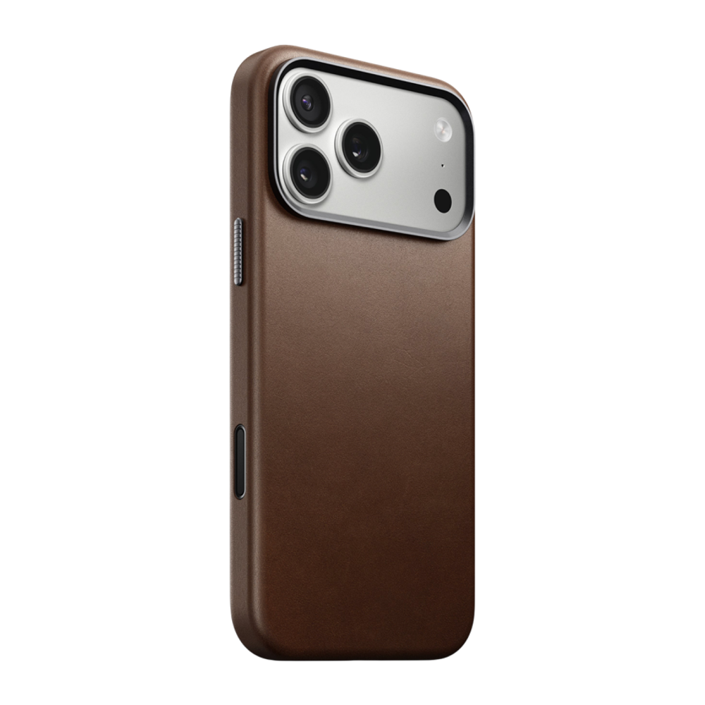 Кожаный чехол MagSafe Nomad Traditional Leather Case для iPhone 17 Pro Max Гибридный чехол из натуральной цельнозерновой кожи с сенсорной накладкой для Контроллера камеры
