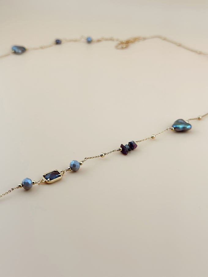 Длинное колье