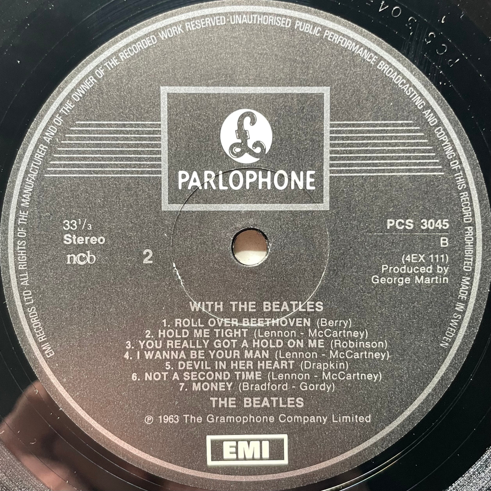 The Beatles ‎– With The Beatles (Швеция 1978г.)